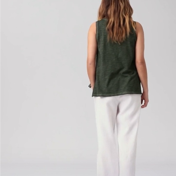 Eileen Fisher Pigment-Dyed Organic Cotton Crew Neck
Tank - Picture 2 of 10